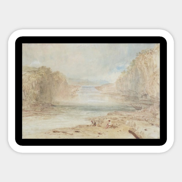 Baden from the North, 1844 Sticker by Art_Attack